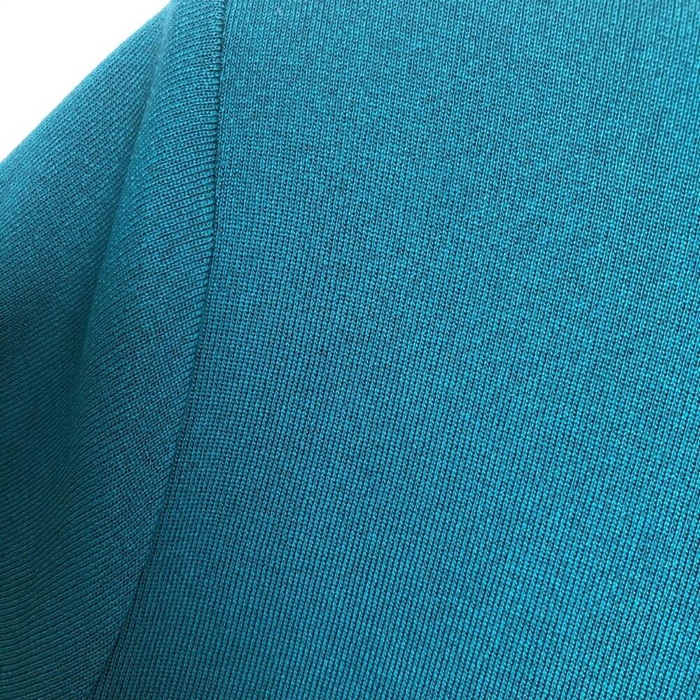 Misook Basic Casual Knit Top Turquoise - Picture 6 of 6